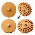 Sticker Removal Wheel 4inch Rubber Eraser Discs For Car Rv