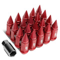J2 7075 Forged Aluminum M12x1.5 7.5cm Spiky Cap Lug | Built Supply Co