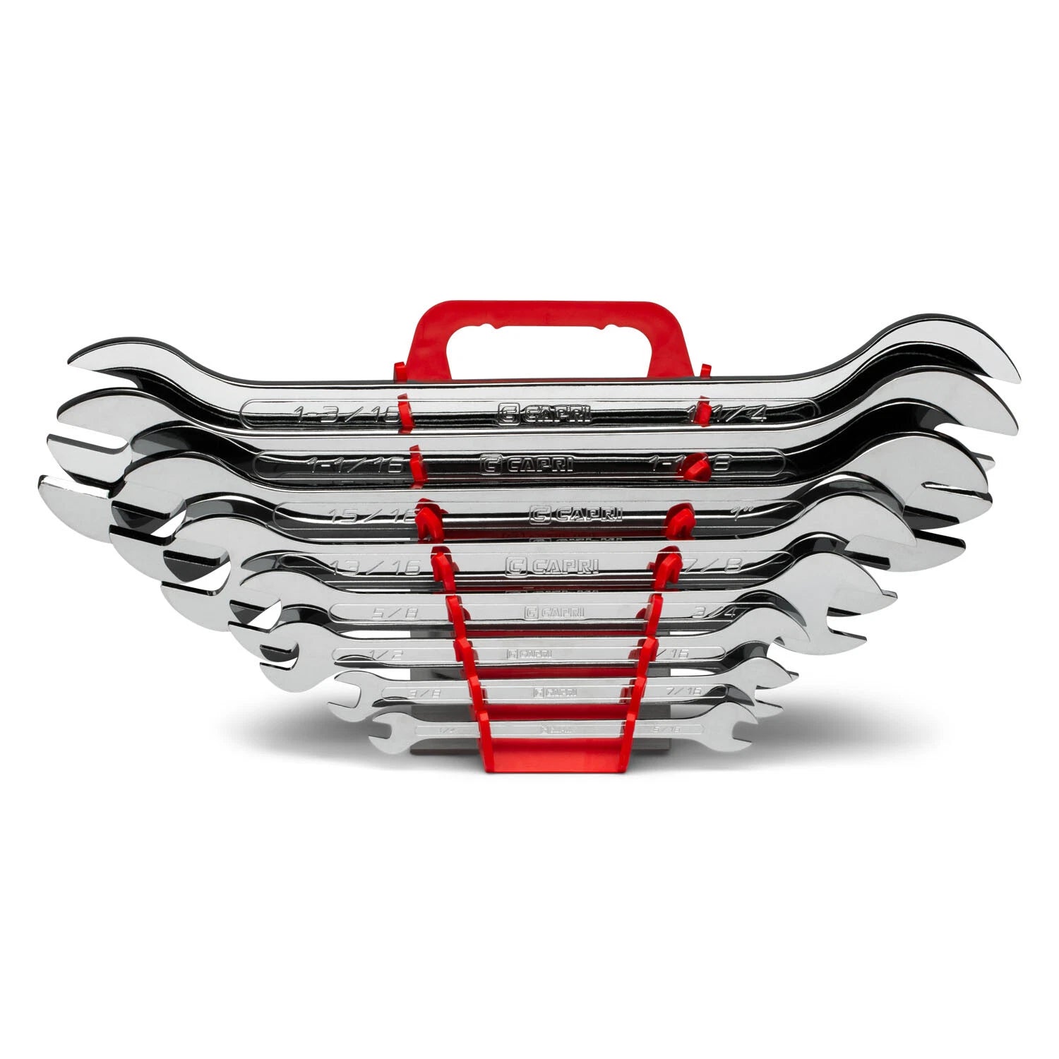Capri Tools Super-thin Open End Wrench Set, Sae, 1/4 To 1-1/4 In.,
