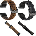 Genuine Leather Watch Wrist Strap Band Bracelet For Garmin Fenix 5