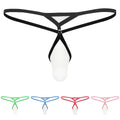 Men G-string Underwear Minimal Coverage Solid Color Pattern Sexy Mens