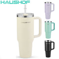 HAUSHOF 40oz Tumbler Insulated Stainless Steel with Tritan Lid Double