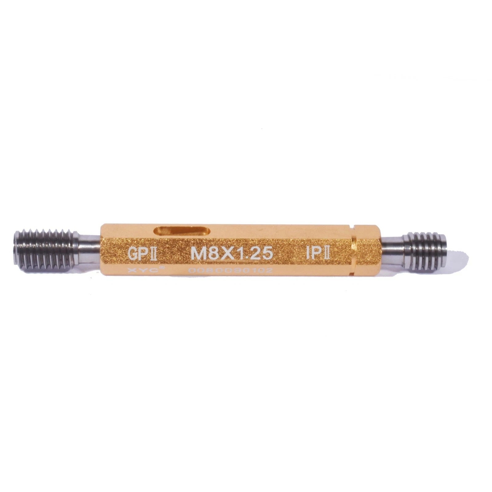 New M8 X 1.25 H6 Thread Plug Gage Go Nogo Double End Usa Sell
