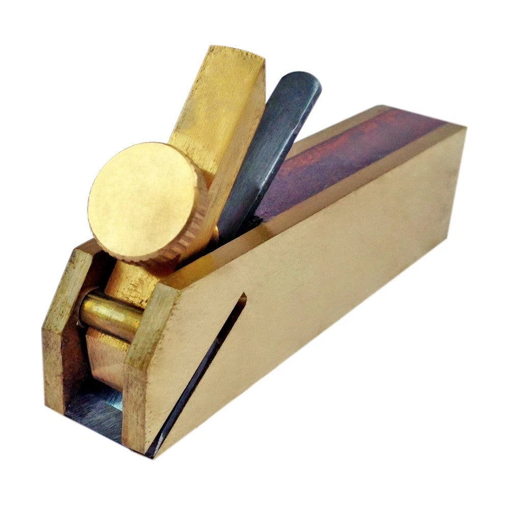 3” Hobby Brass Bull Nose Plane – Mini Woodworking Hand Plane For