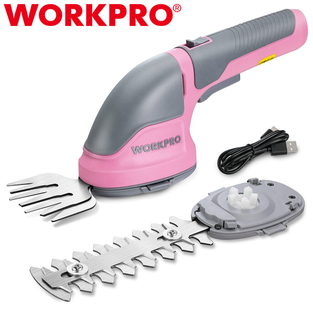 WORKPRO 2-IN-1 Cordless Grass Shear Shrubbery Trimmer