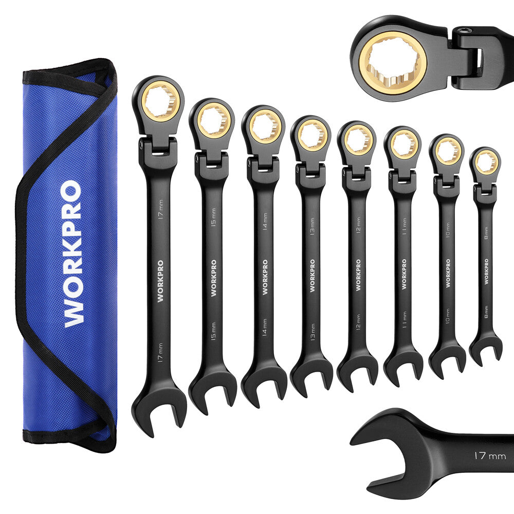 WORKPRO 8-Piece Ratcheting Wrench Set by WORKPRO