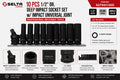 Selta Taiwan Set 1/2" Dr 6pt Cr-mo Deep Impact