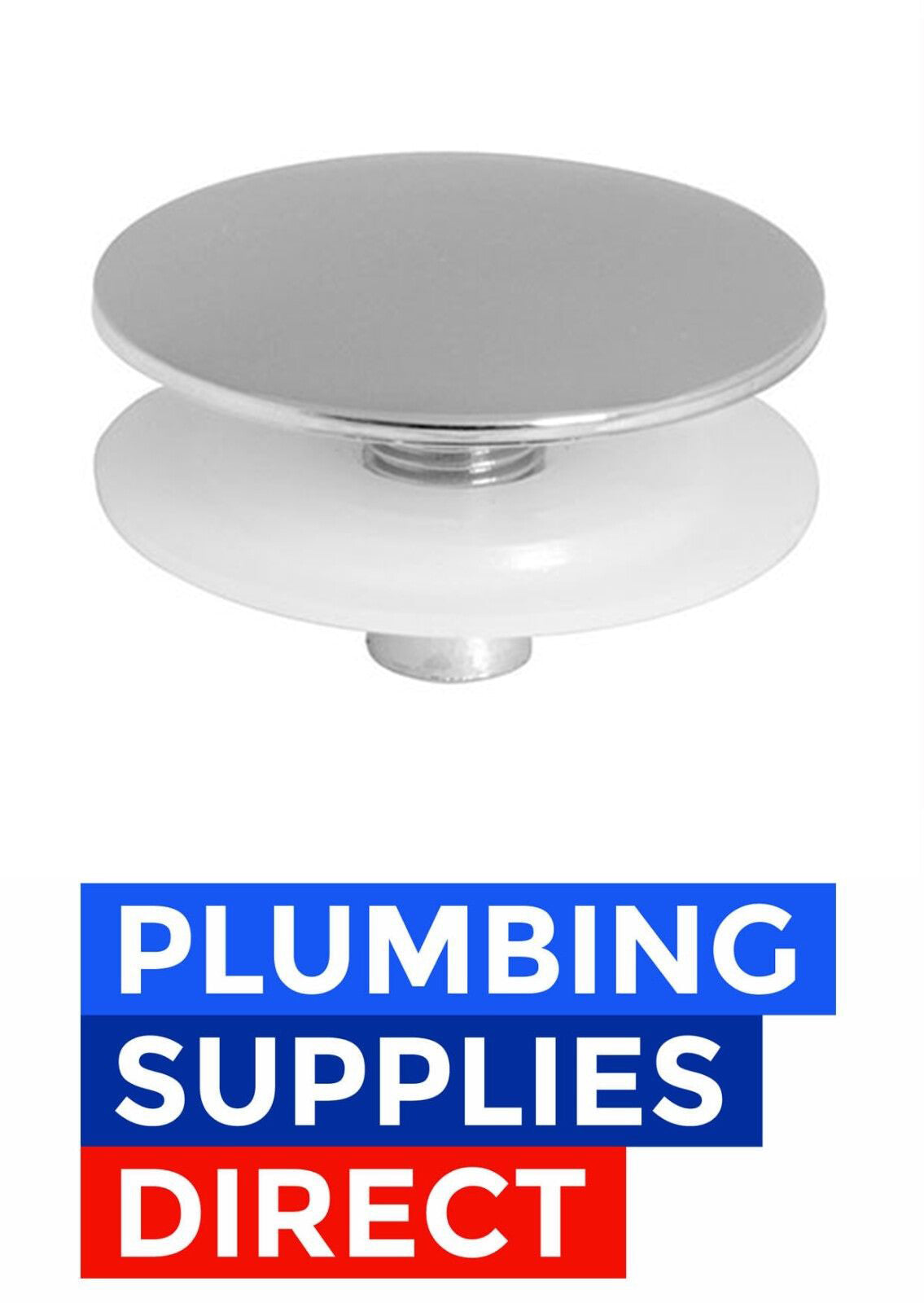 Chrome Plastic Tap Hole Stopper