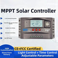 For Mppt Solar Charge Controller 30a 40a 50a 60a 80a With Lcd Display