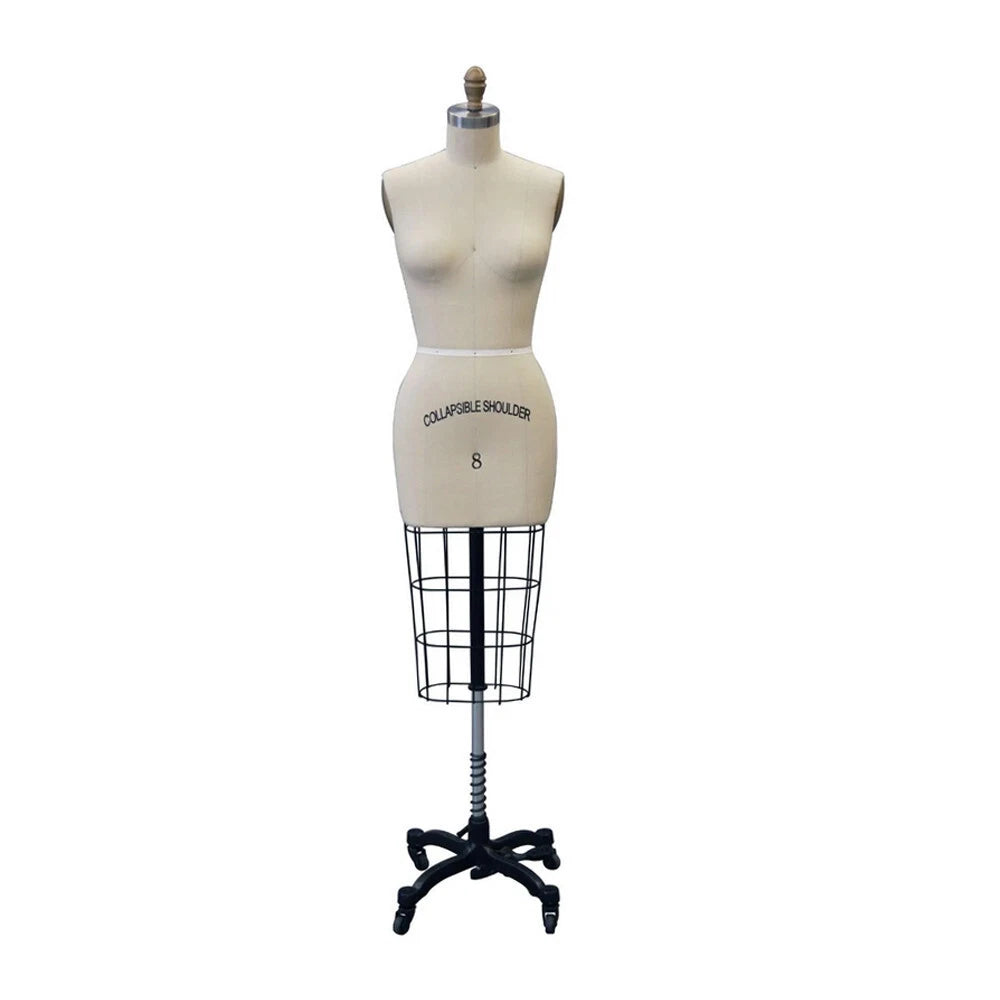 Professional Female Dress Form Size 8 Collapsible Shoulders As Design