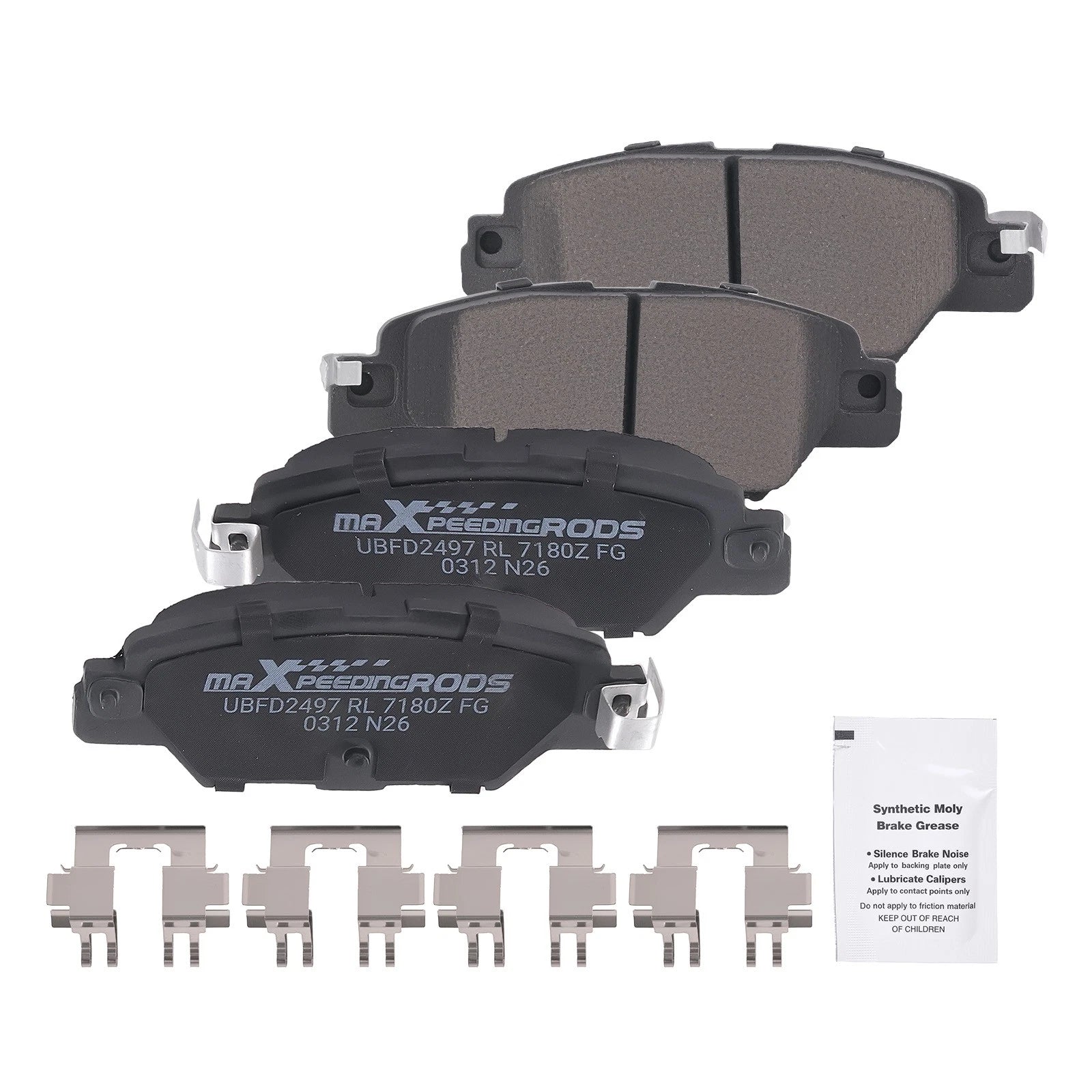 Rear Left&amp;Right Ceramic Brake Pads Set for Mazda CX-5 2016-2025 P1846 D1846