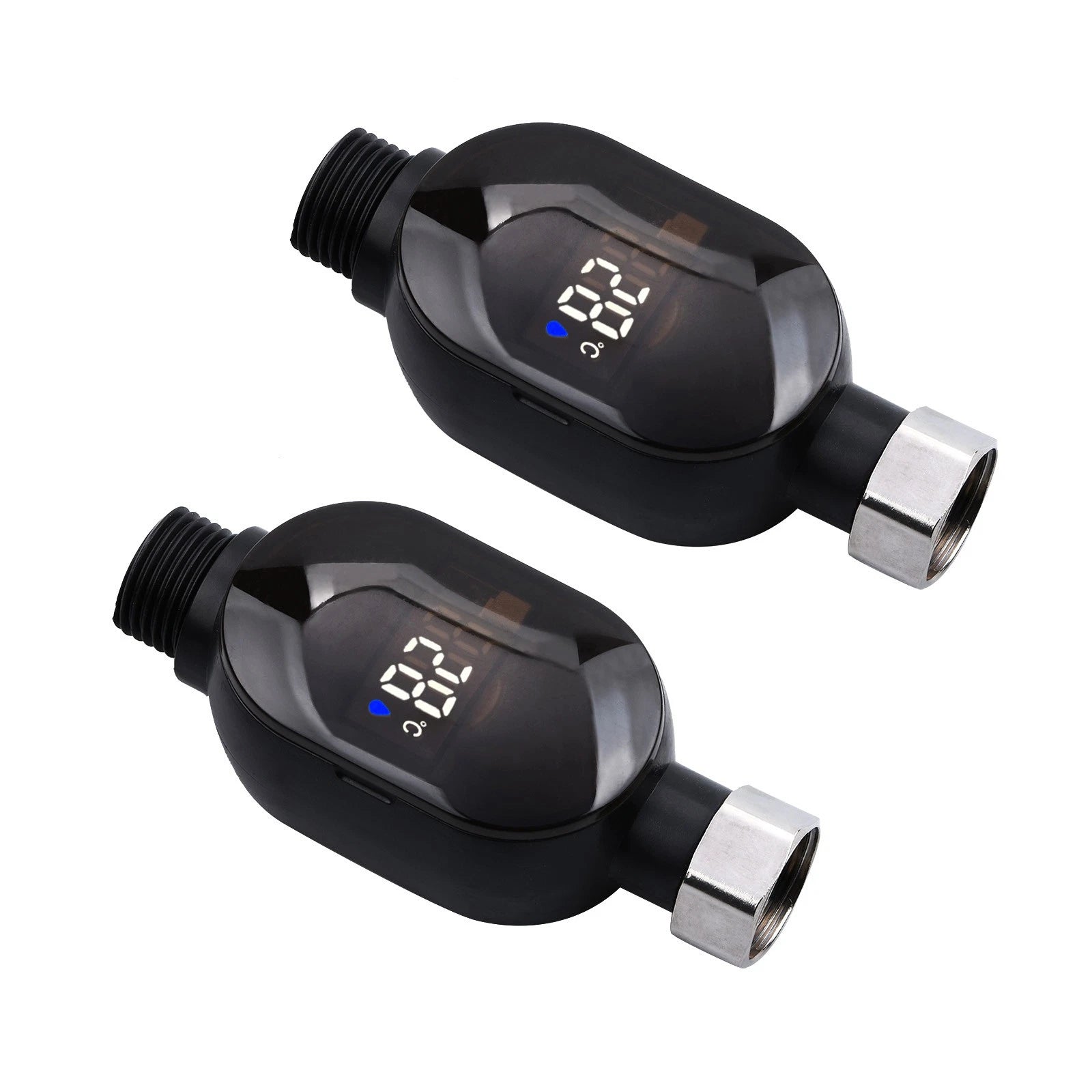 Digital Led Water Thermometer For Shower Bathroom Temperature Display