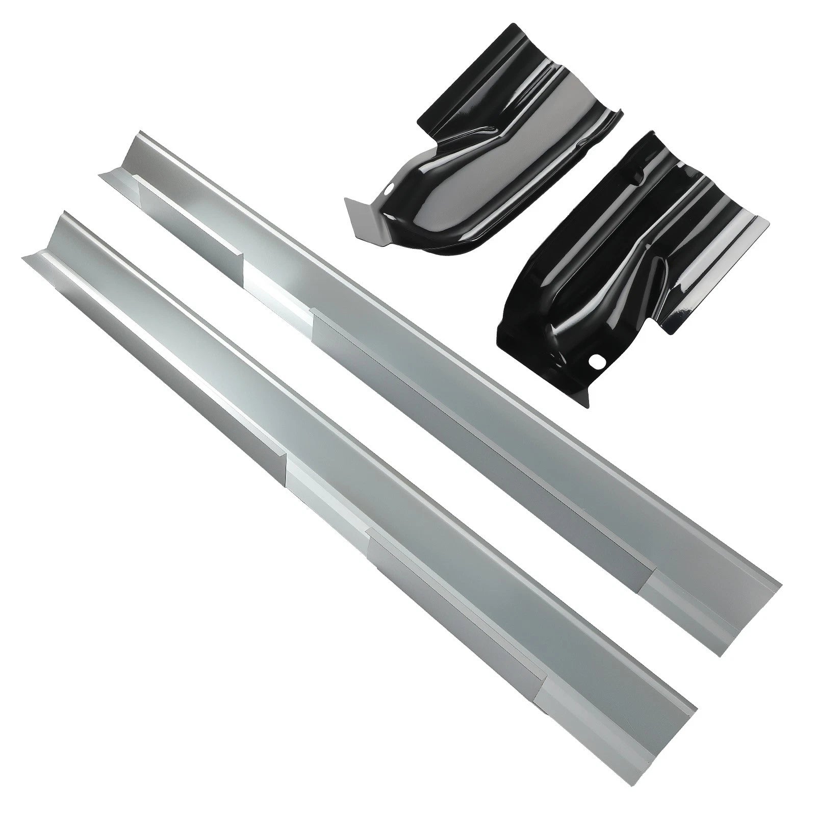 Left + Right Outer Rocker Panel &amp; Cab Corner Set for Ford F-150 2009-2014 4 Door