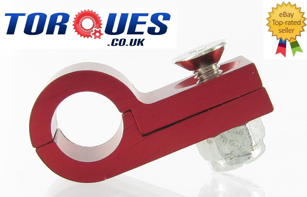 3/8" 9.55mm O.d Red Battery Cable / Hose Clamp P Clip