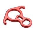 50kn Rescue Figure 8 Alloy Descender Large Bent-ear Gear Belay Device