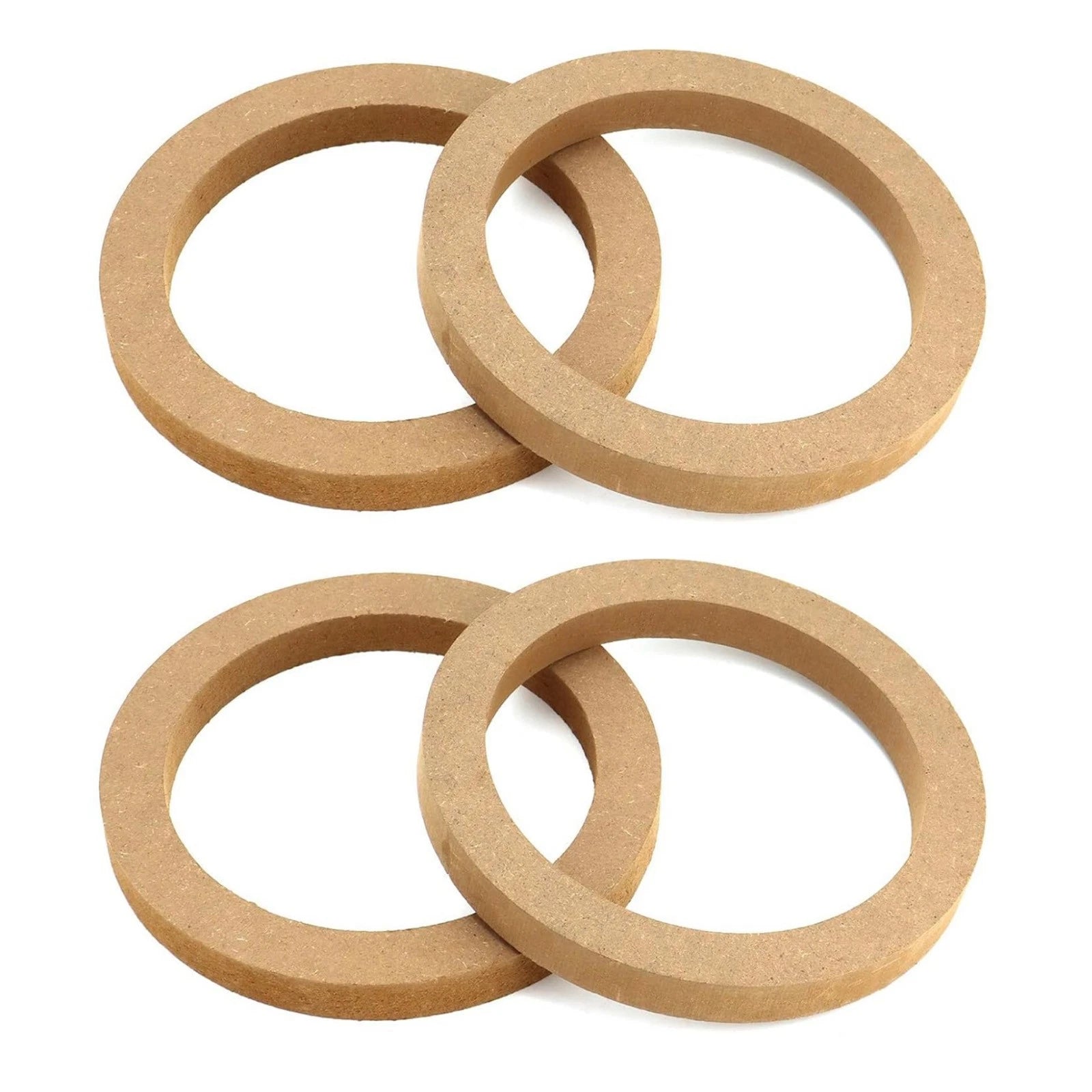 6.5" Wooden Speaker Mounting Spacer Adapter Bracket Ring Accessories