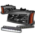 Black Crystal Clear Headlight+ambe<wbr/>r | Built Supply Co