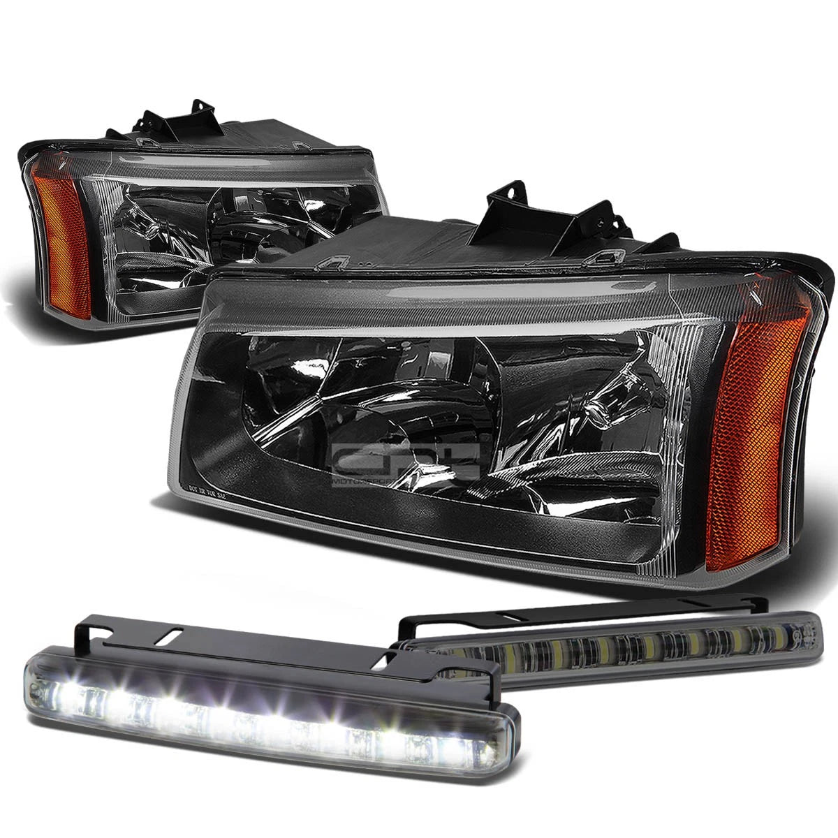 Black Crystal Clear Headlight+ambe<wbr/>r | Built Supply Co