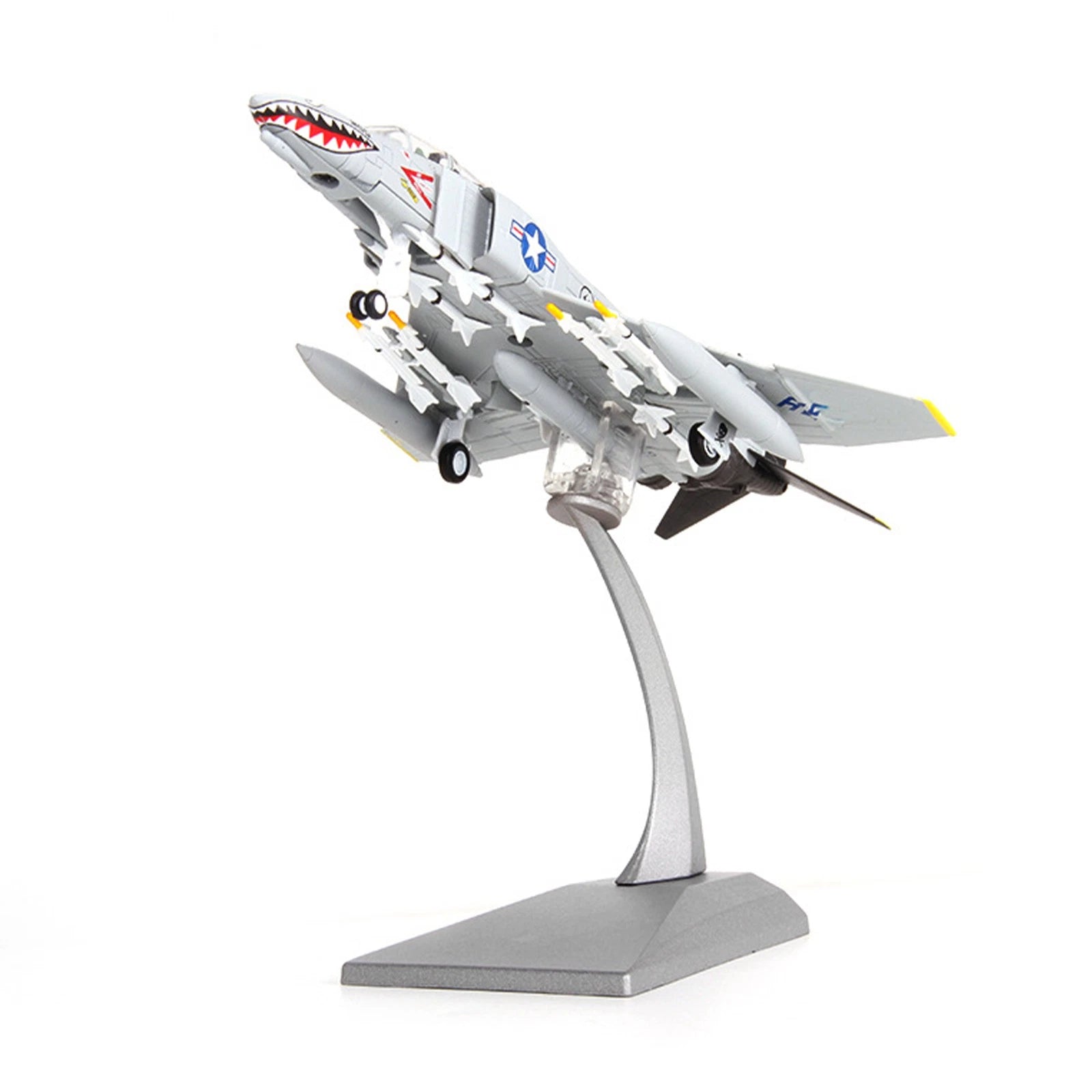 1/100 Us F-4c Ghost Aircraft Alloy Fighter Airplne Model Military