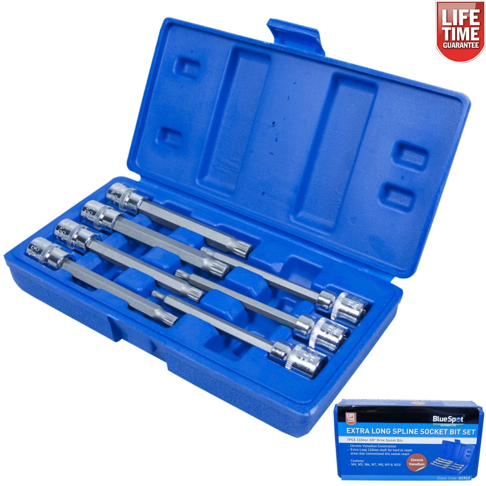 Bluespot Tools 01512 Extra Long Reach 3/8in Square | Built Supply Co