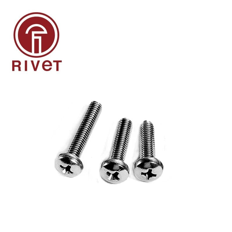 Cross Recessed Pan Head Screws M1.6 M2 M2.5 M3 M4 Machine Screw 316