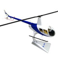 Durable 37cm Alloy Robinson R44 Raven Helicopter Model 1/32 Scale