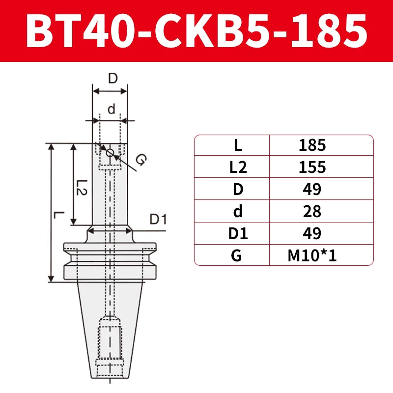 Ckb5 Max Ultra Long Heavy Large Boring Shank Bt40 Cnc Milling Mach