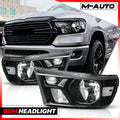 All Black Headlight Lamps for 2019-2024 Ram 1500