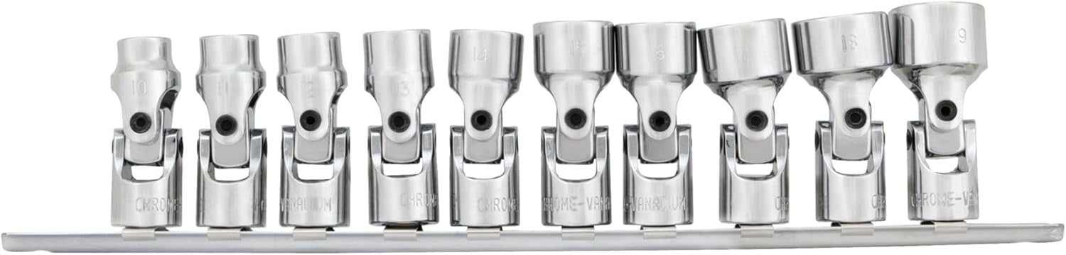 Performance Tool 10-Piece Flex Socket Set by Performance Tool