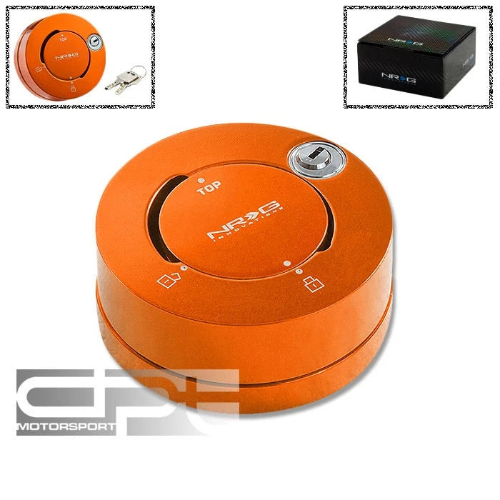 Nrg Steering Wheel Quick Release Adapter Gen 2.0/2.5 Orange 3.5" Lock