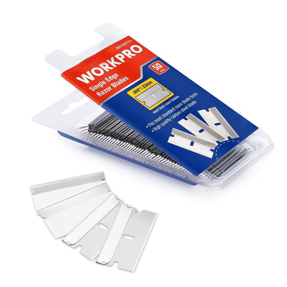 WORKPRO 50Pack Single Edge Razor Blades by WORKPRO