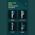 Toilet Tank Accessories Inlet Valve Drain Valve And Button Set Abs