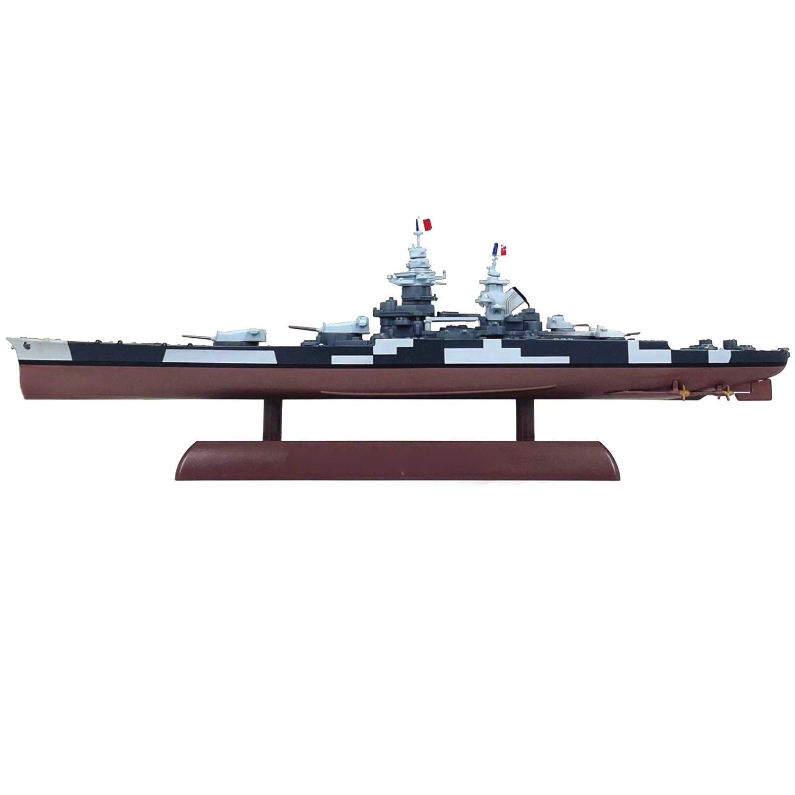 1/1000 French Battleship Richelieu Finished Model Gift To Military