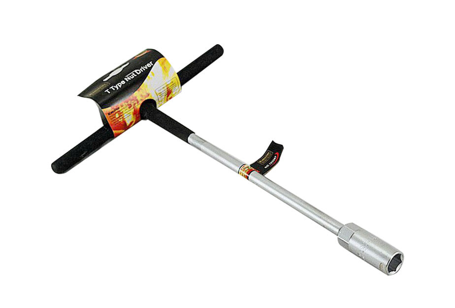 T Handle Nut Driver Deep Drawn Hex Socket Wrench 7-19mm by Unbranded