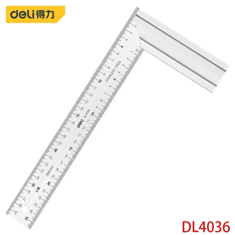 Steel Square Measuring Tools : 300mm Stainless Steel Tape + Aluminum