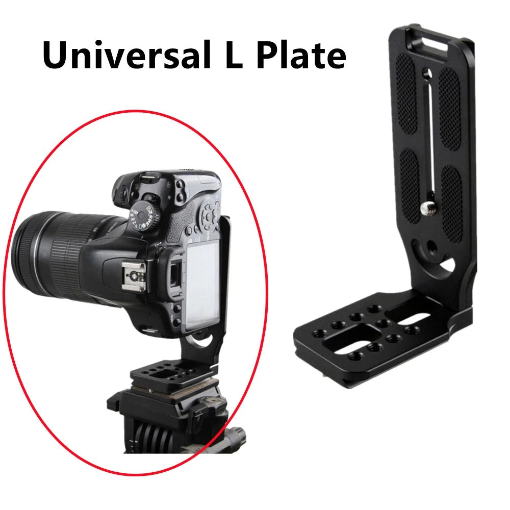 Camera L Bracket Vertical Horizontal Switching Tripod Head Quick