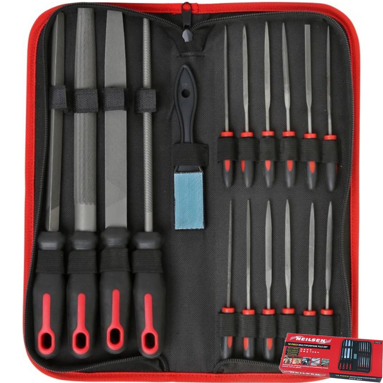 Neilsen 18pc Metal File & Needle Set
