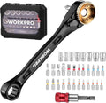 Workpro Offset Ratcheting Screwdriver Low Profile | Built Supply Co