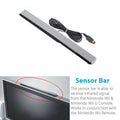 Sensor Bar For Nintendo Wii & Wii U With Stand Wired Infrared
