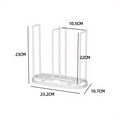 Stainless Steel Wall Mount Or Countertop Cup Dispenser For Disposable