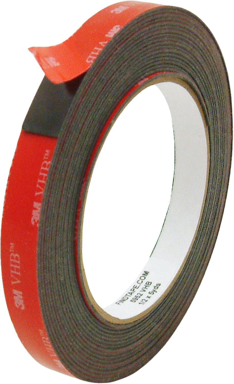 3M Scotch 5952 Vhb Tape: 1/2 In. X 15 Ft. (black)