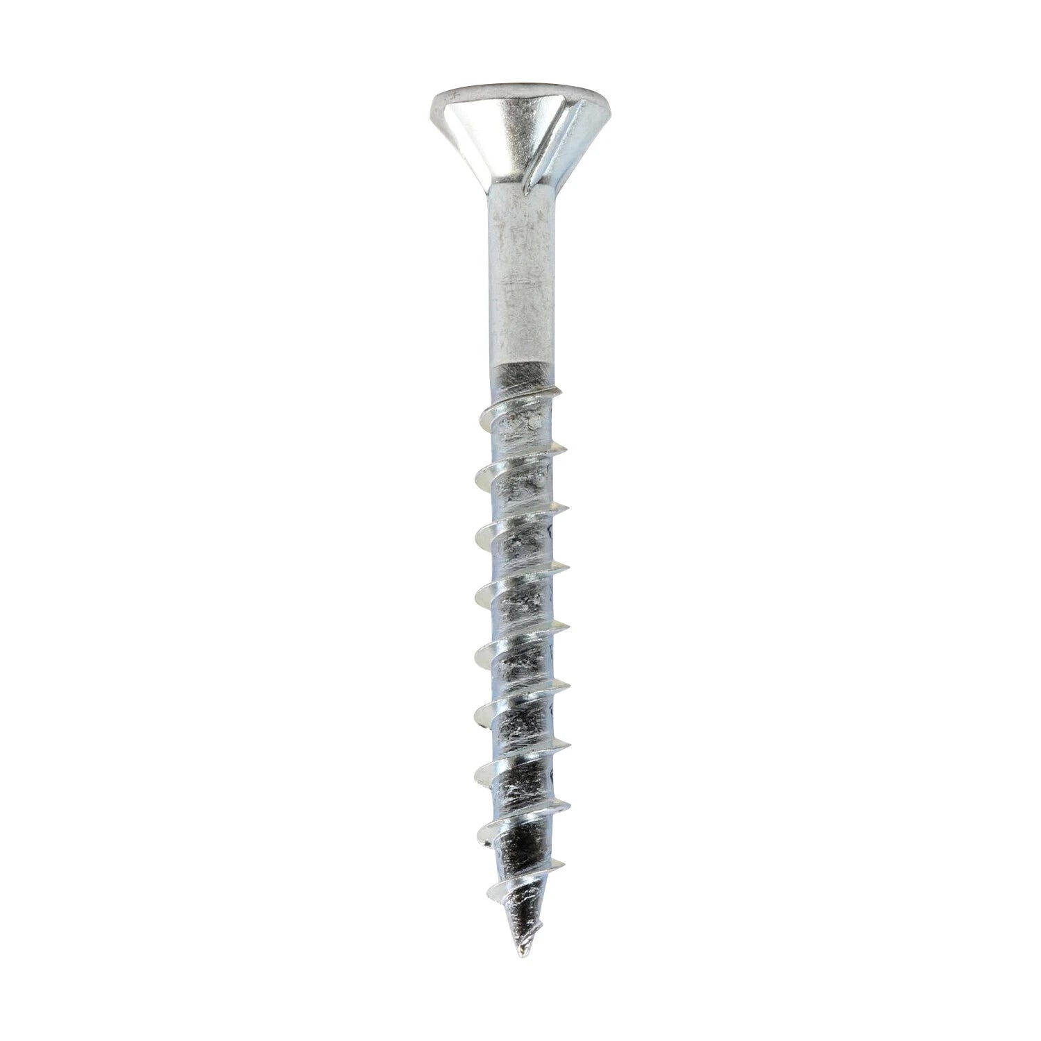 1000 Pack 8 X 1-1/2" Zinc Flat Square Head Coarse Thread Drive