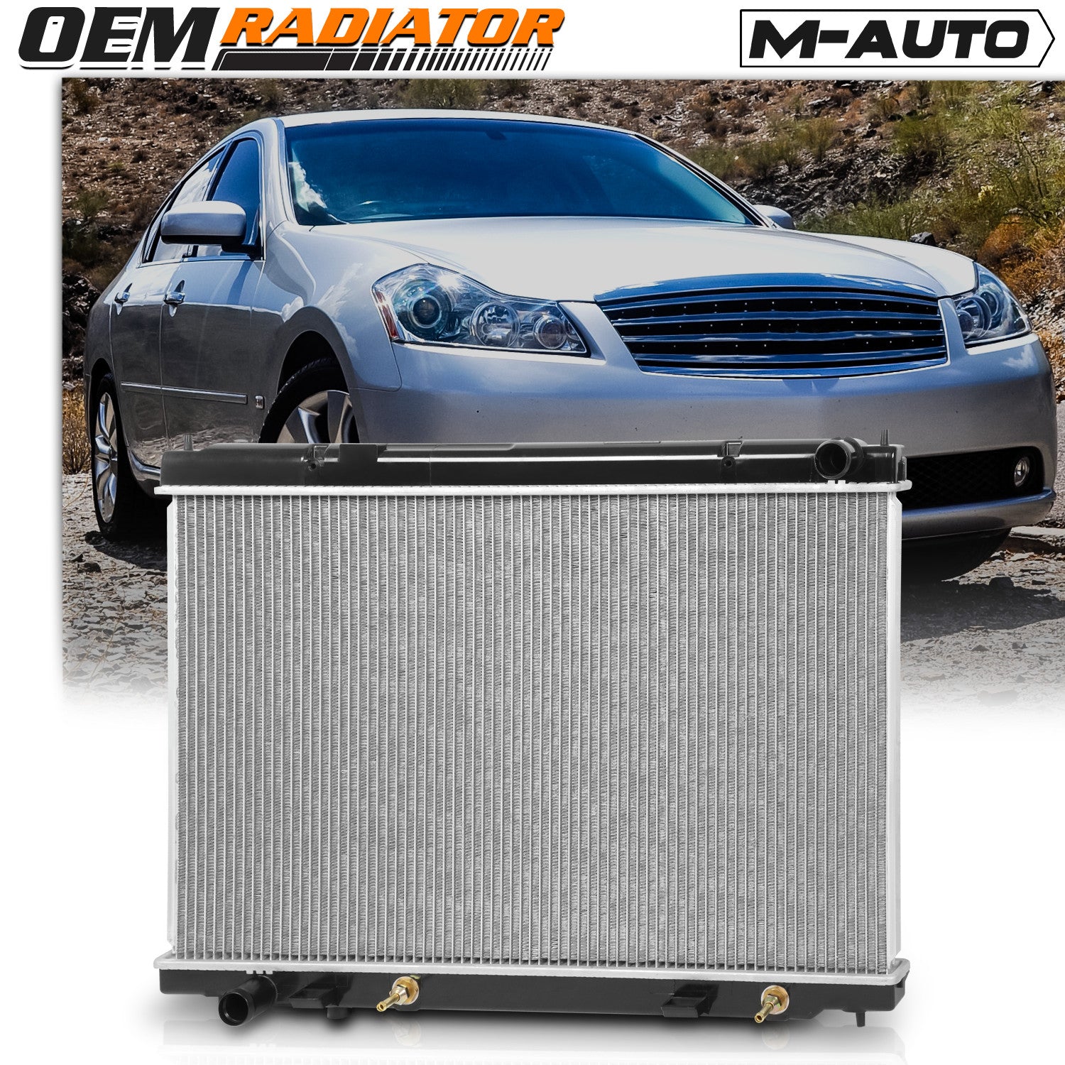 13012 Aluminum Cooling Radiator OE Replacement fit 2006