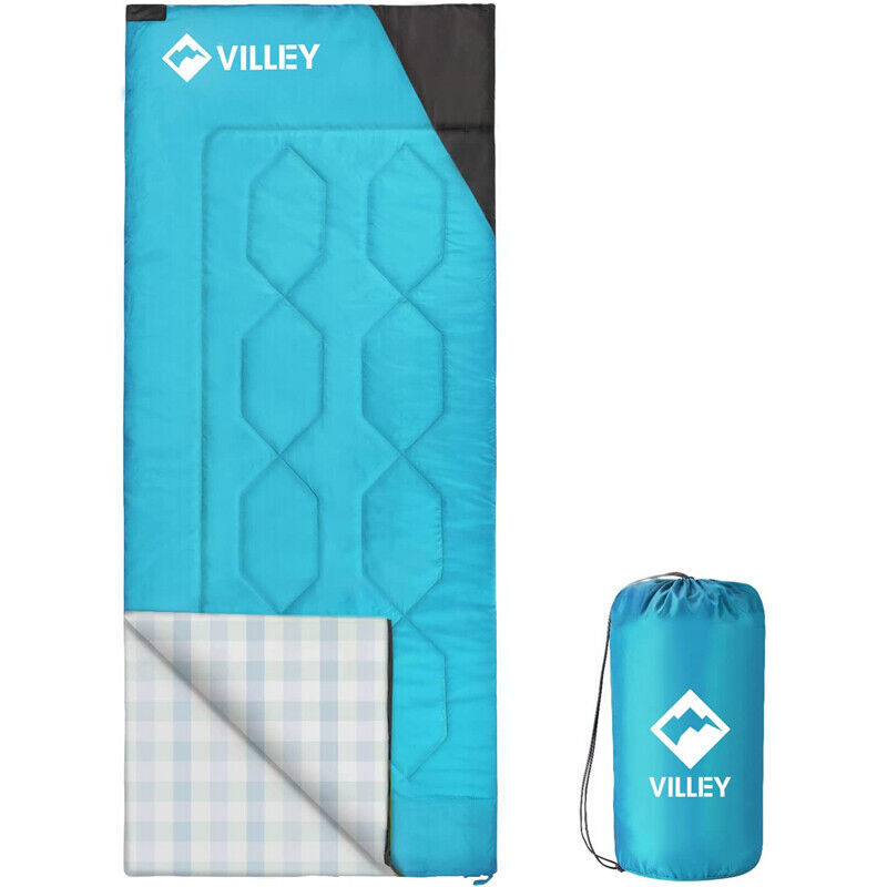 VILLEY Sleeping Bag Lightweight Camping Hiking Backpacking Sleeping Bag w/ Bag