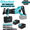 DURATECH 20V Cordless Reciprocating Saw 4.0Ah 3000RPM
