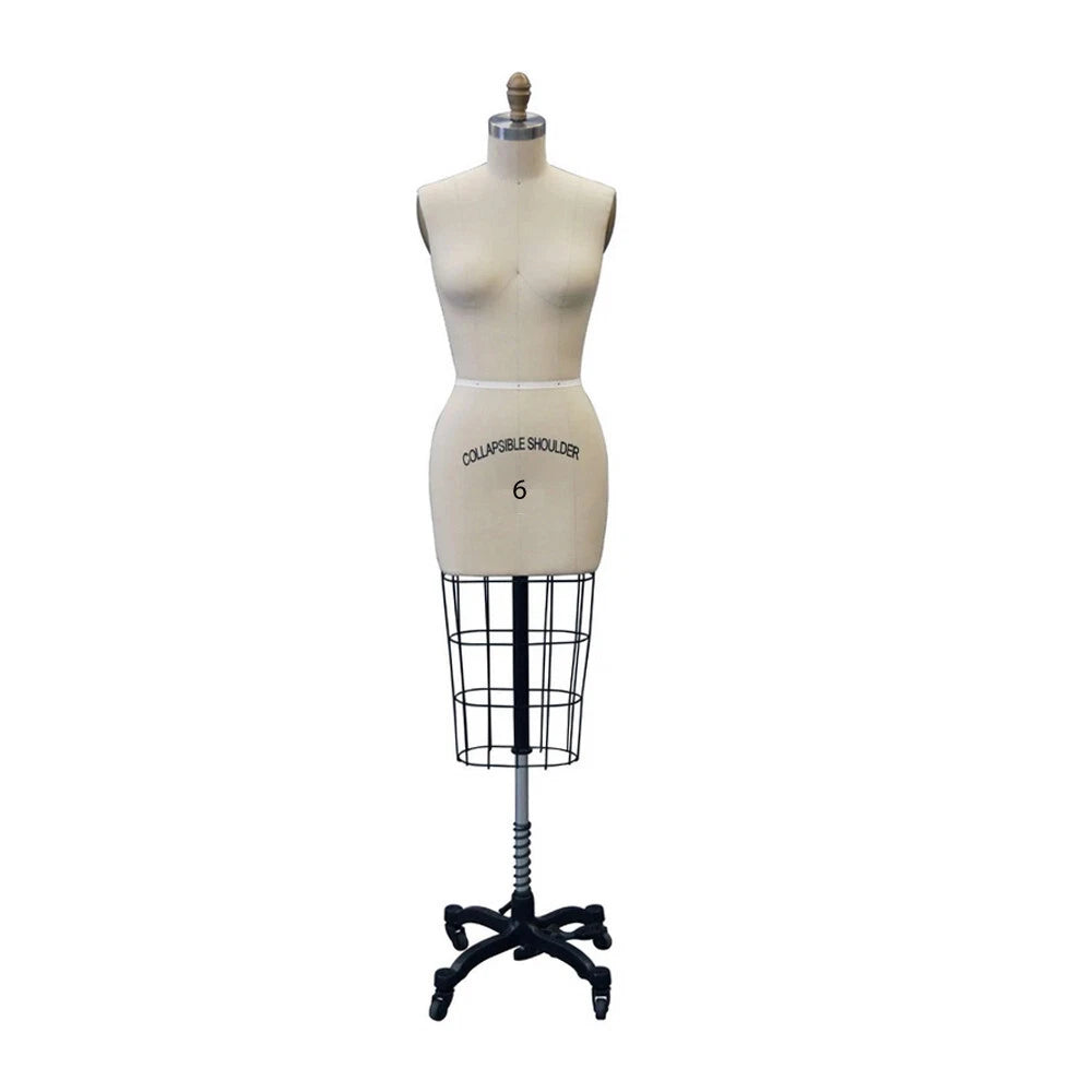 Professional Female Dress Form Size 6 Collapsible Shoulders As Design