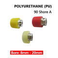 Knurled Polyurethane Roller with Step PU Coated Drive P