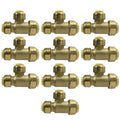 XFITTING 3/4" x 1/2" x 1/2" Push Fit Reducing Tee 10 Pack