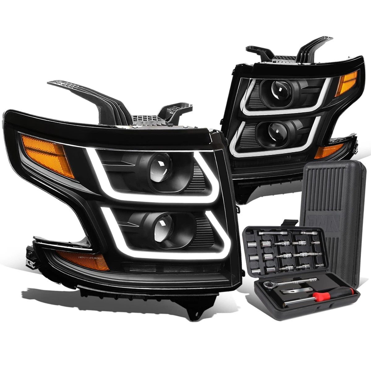 For 2015-2020 Suburban Tahoe Led Black Amber Corner | Built Supply Co