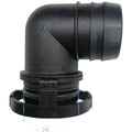 Black Stainless Steel 30mm For Exhaust Pipe Elbow For Diesel Truck